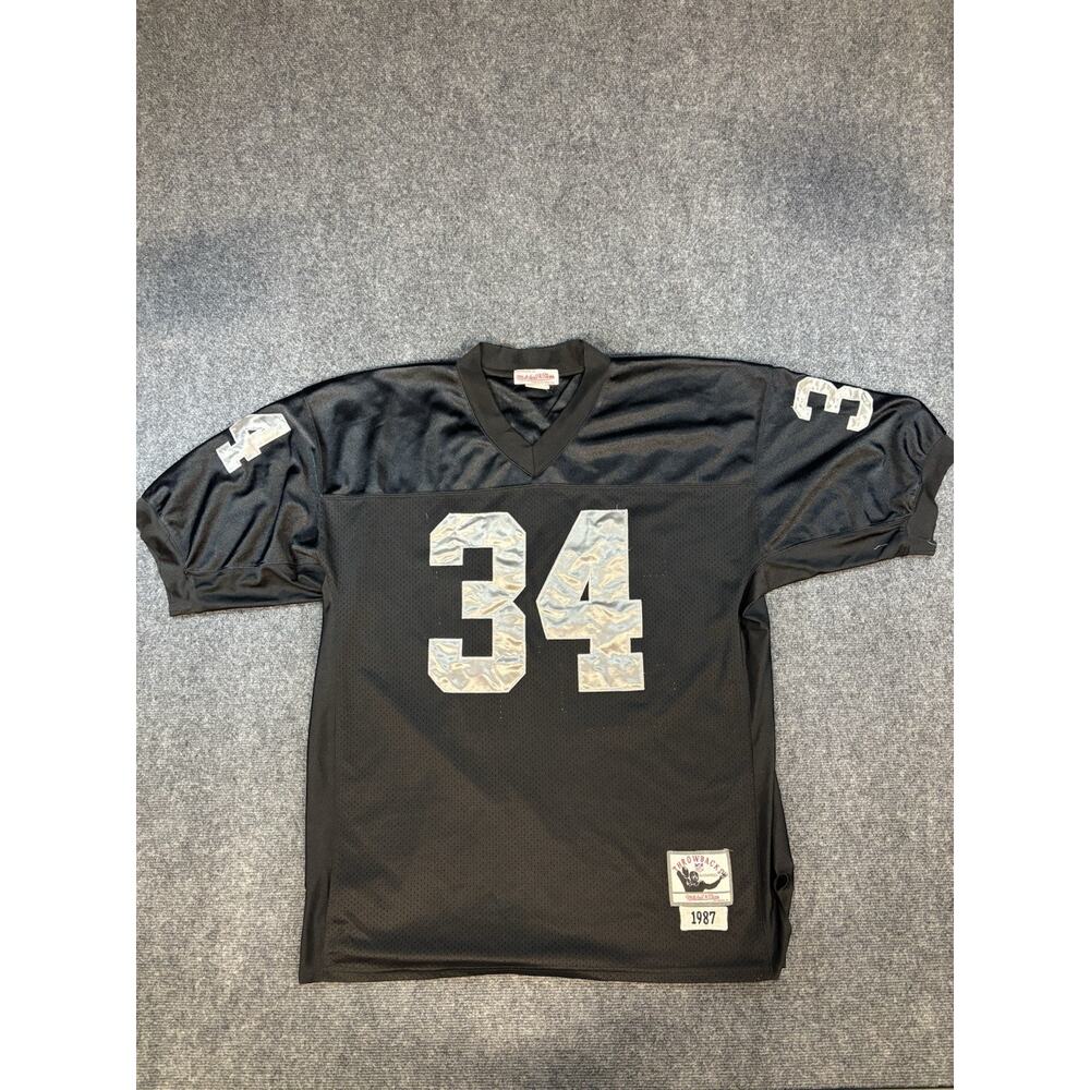 Bo Jackson Oakland Raiders Jersey Men XL Mitchell Ness Throwbacks 1987